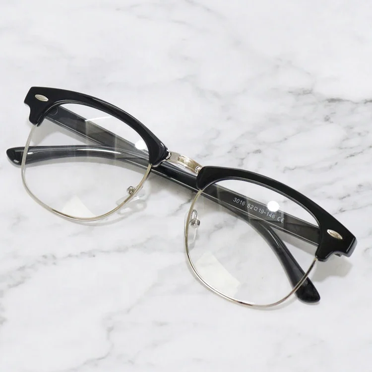 Half Frame Fashion Computer Game Glasses River Cheap Men Women Wholesale Custom Anti Blue Light Block for Optical