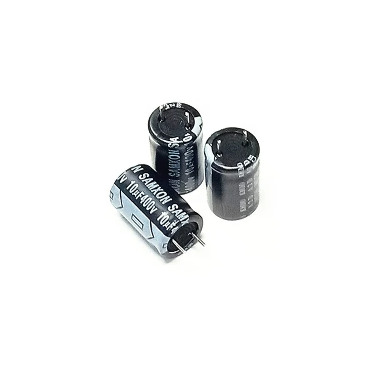SAMXON EKM106M2GG1BRR 10 мкФ 400V 10*12,5 (мм), срок службы 2000 часов, конденсаторы высокого напряжения