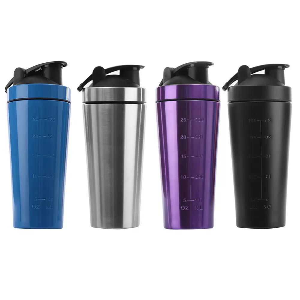 Brand New 304 Stainless Steel Vacuum Flask gym shaker gym metal stainless steel protein shaker