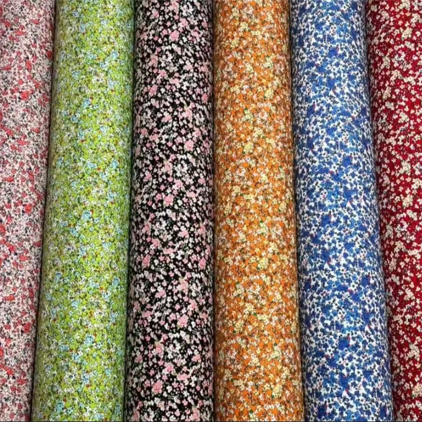 2024 Hot Sale Customization Fashion Design Printed Soft 100 Rayon Poplin Viscose Hawaii Fabric