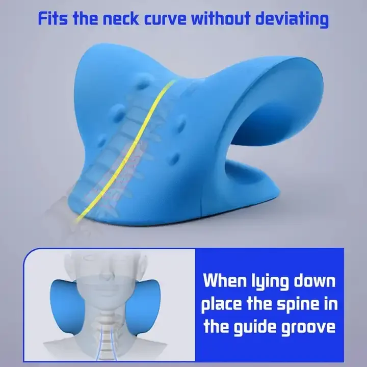 2024 Hot Selling Neck Stretcher Neck Traction Device Pillow Neck And Shoulder Relaxer for Pain Relief and Muscle Relax