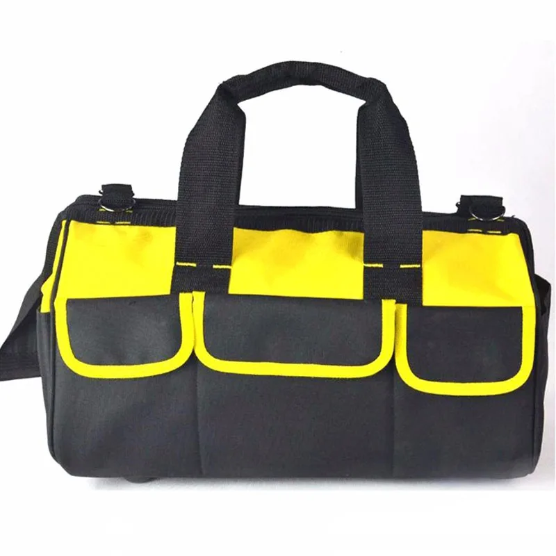 RPET Recyclable Wholesale Custom Professional Durable Big Mouth Canvas Tool Bag