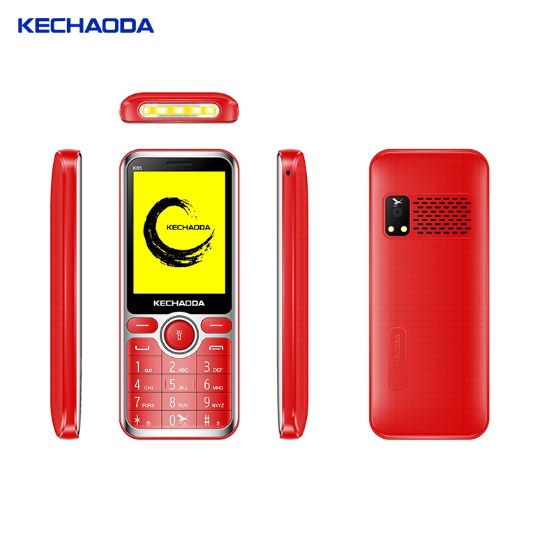 
KECHAODA K85 1800mAh battery dialer keypad OEM ODM 32+32Mbt dual SIM mobile phone 