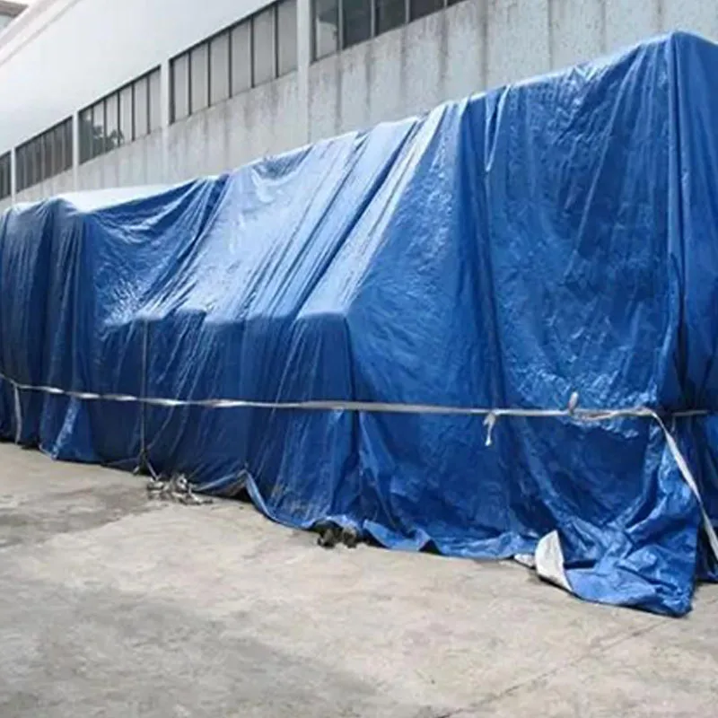 Customized Blue Pe Tarpaulin Heavy Duty Tarp Waterproof Woven Waterproof PE Tarpaulin for Outdoor Roof Canvas Truck Tarps