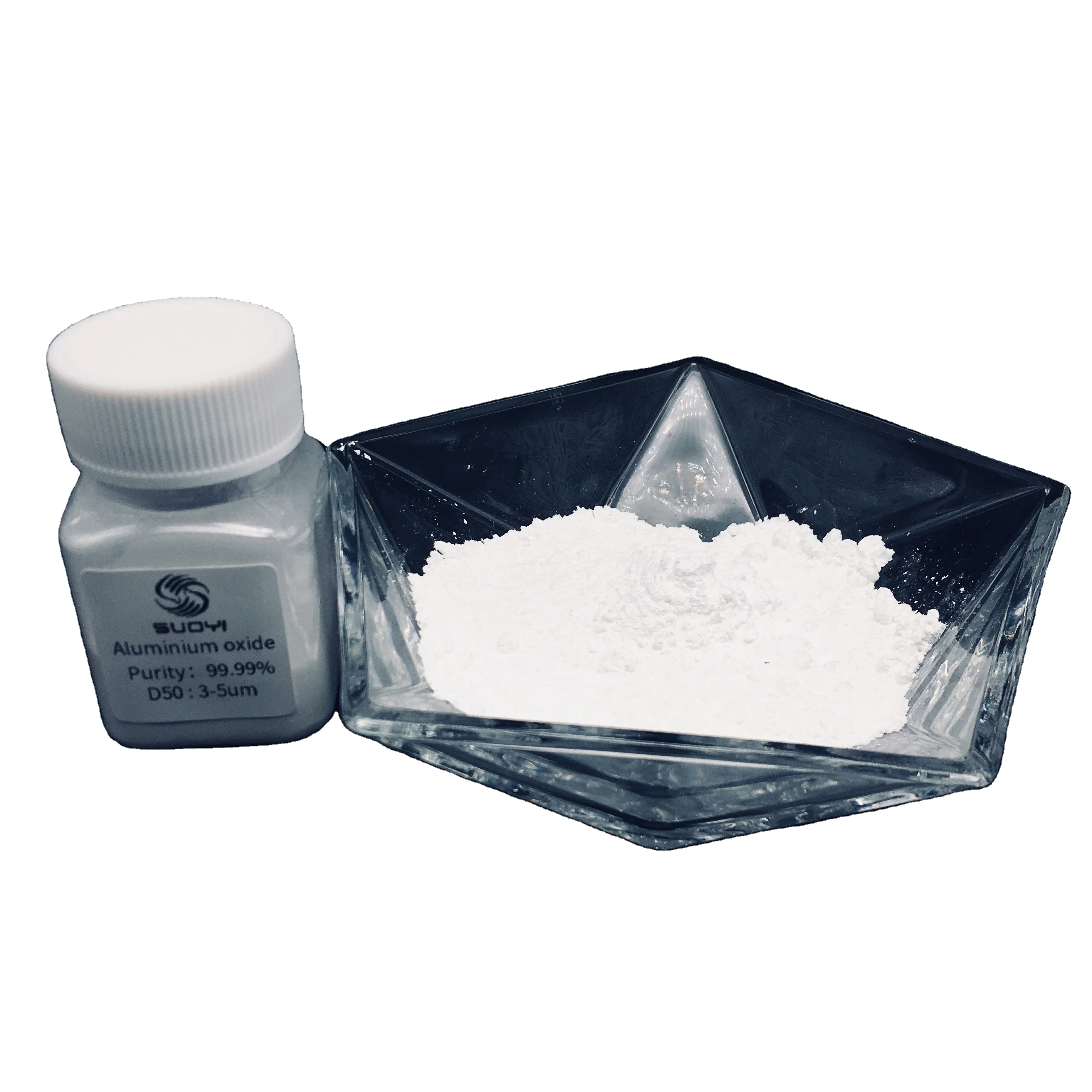 Высокочистый порошок оксида алюминия Al2O3, порошок оксида алюминия для продажи, фотоэлектронное стекло