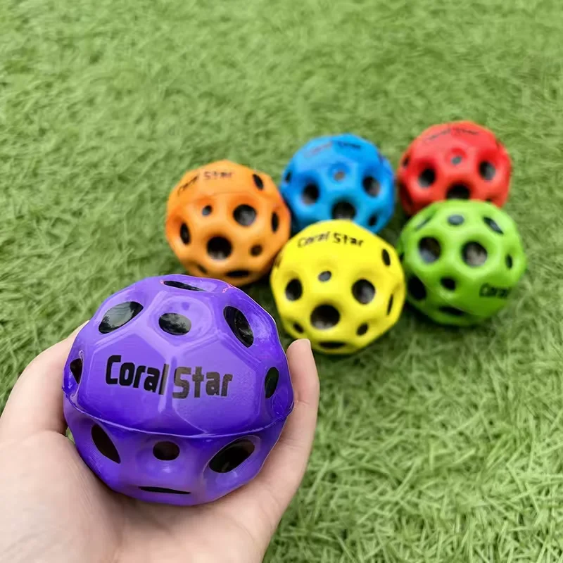 Pop Squeeze Sensory Ball Rubber Bouncing Toy for Fun Bounce Effect Decompression Toy to Improve Hand-Eye Coordination