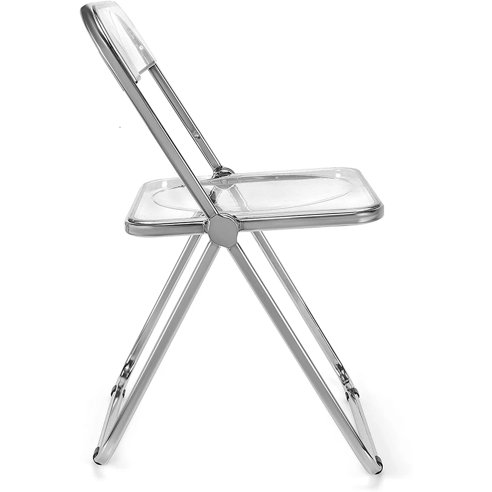 Modern scandinavia nordic high quality white plastic folding chairs for event outdoor folding garden zero gravity chair