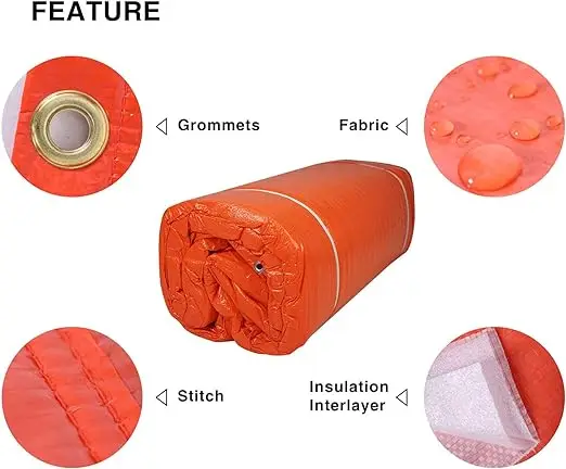 Wholesale Heat-Insulation cement blanket Concrete Curing Insulated Blanket Keepwarm Blanket Tarpaulin