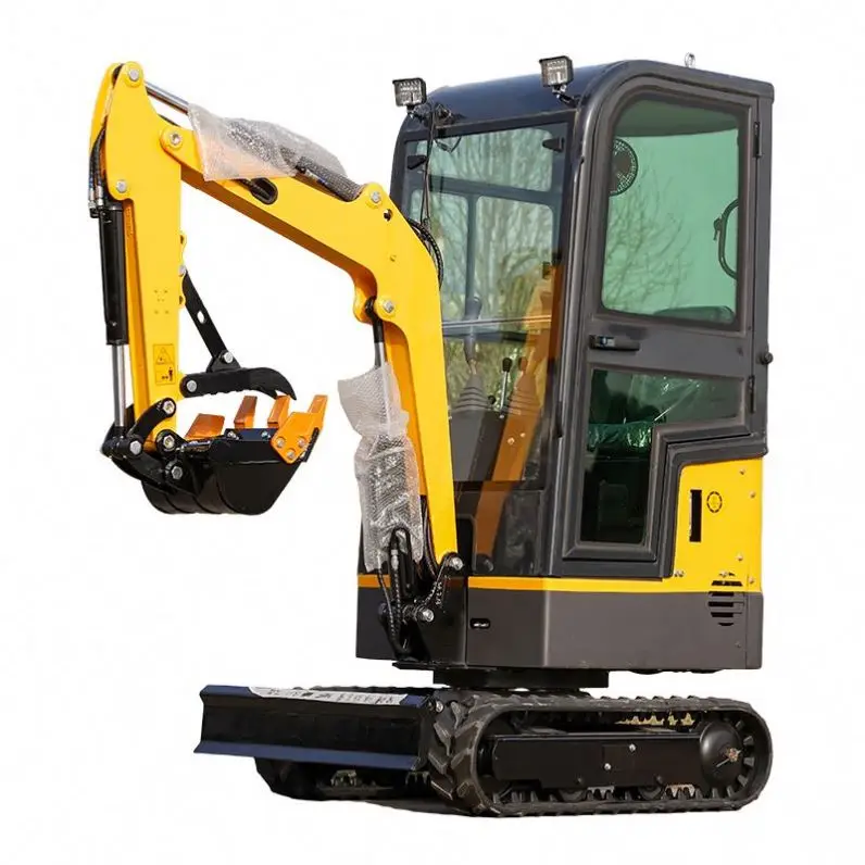mini excavator mini digger ce/epa mini tractor with front loading and backhoe digger