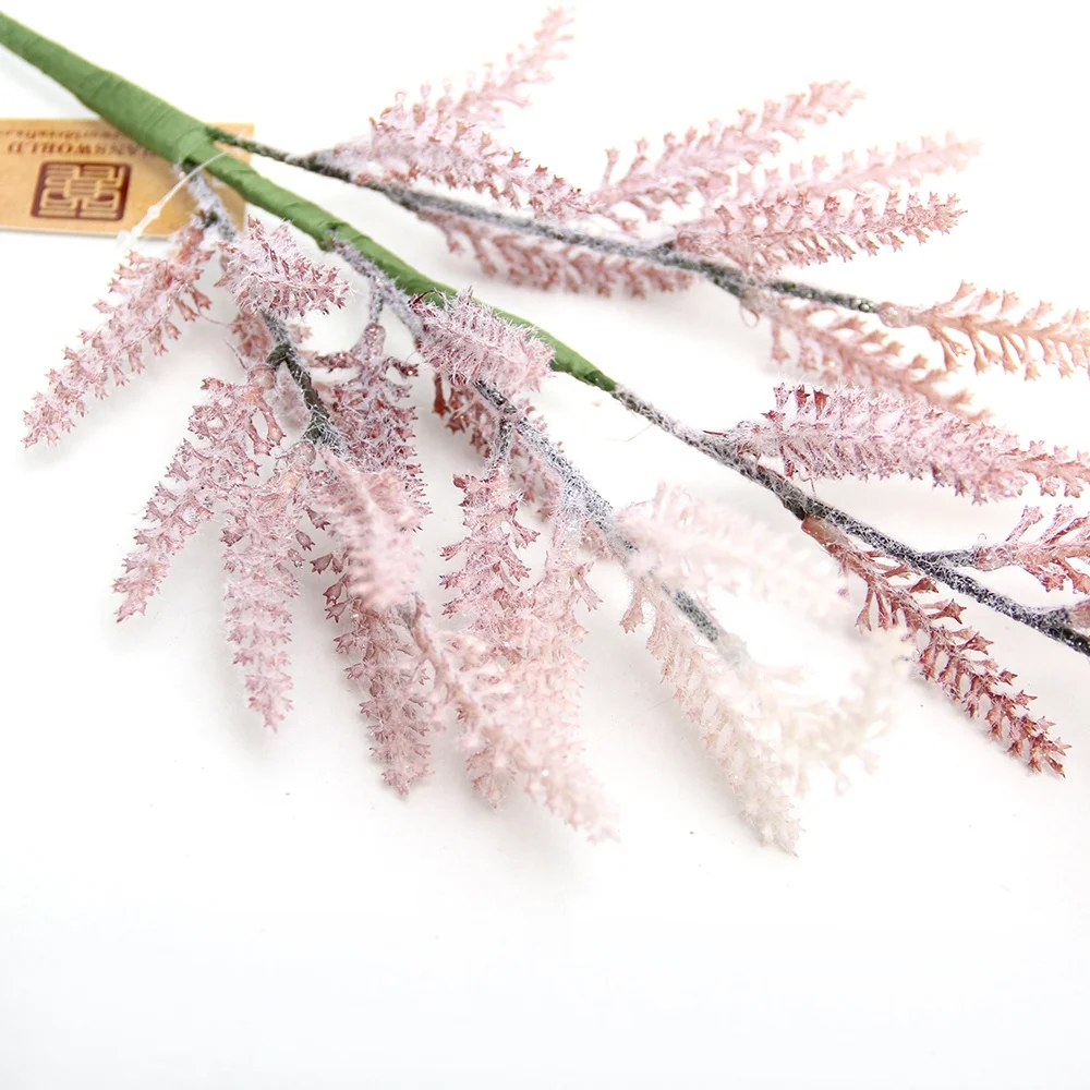 2023 Frankfurt Fair Artificial Grass With Flower Plastic Decorative Flowers For Autumn Home Decor Artificial Wild Flowers