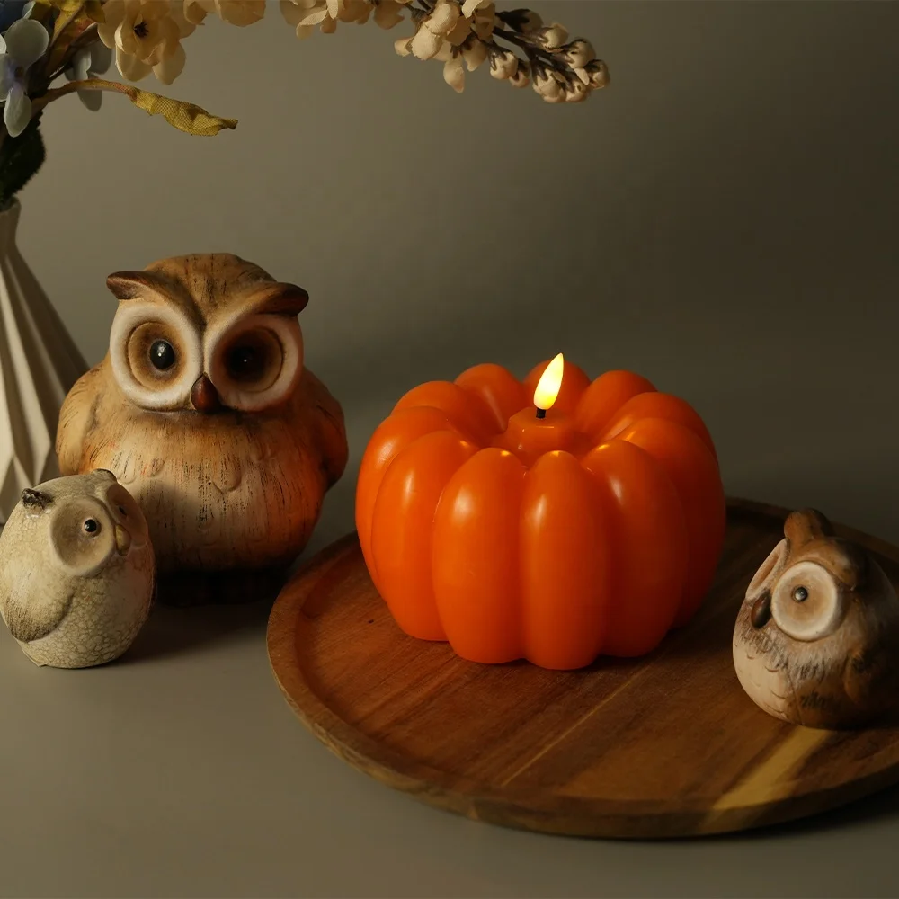 Foryoudecor OEM flameless reusable Halloween decoration LED candles for home decoration