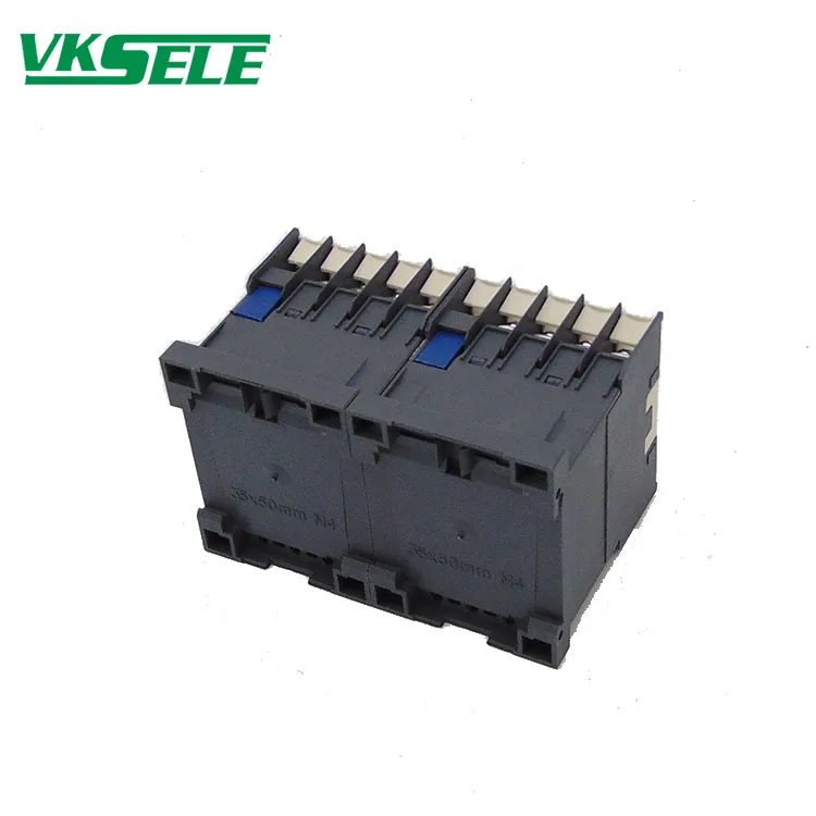 LC2 K12 Series CJX2-K1210 12A 3 pole elector mechanical interlocking reversing contactor