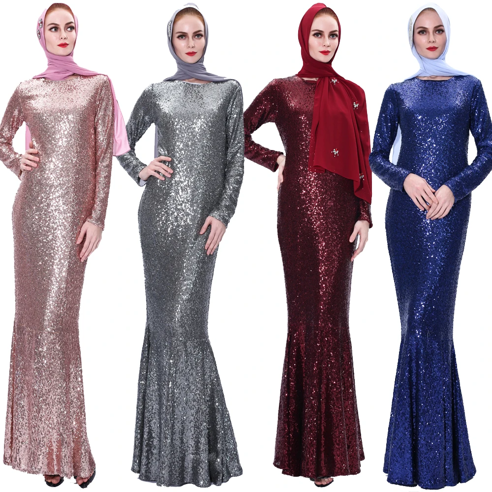 wholesale fishtail wedding dress turkey istanbul high quality women muslim party dress