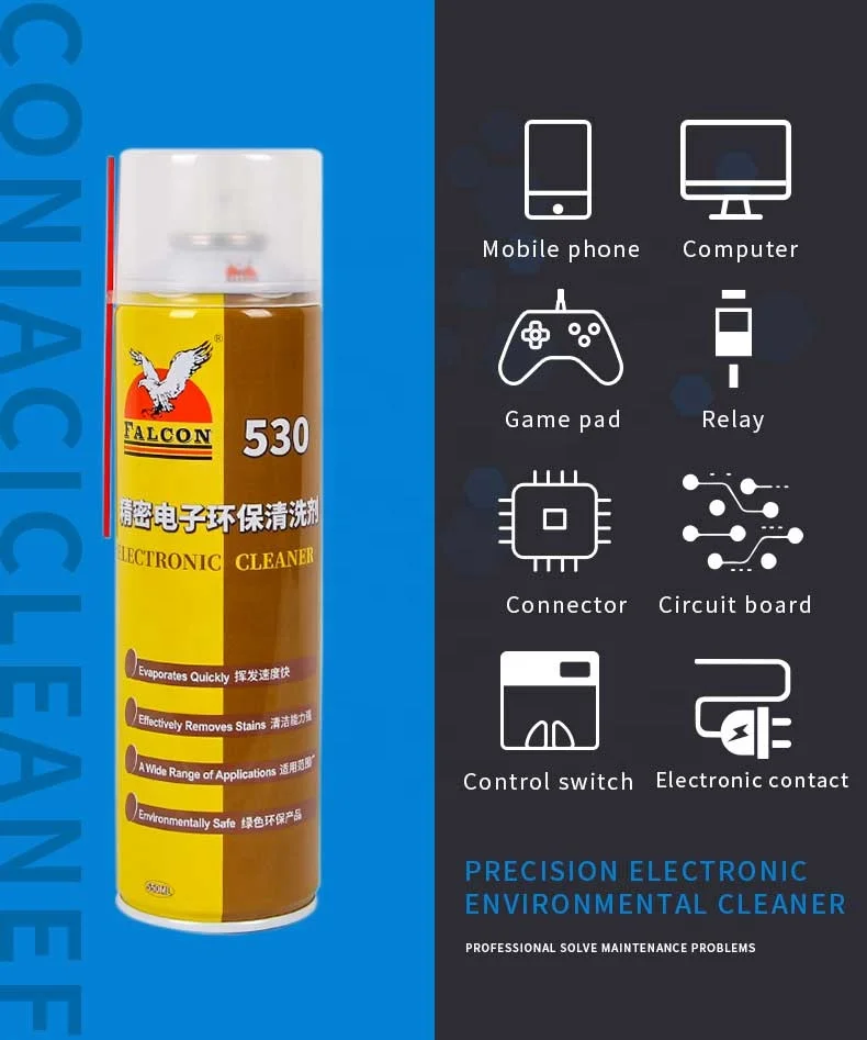  530 aerosol contact cleaner spray for electronic