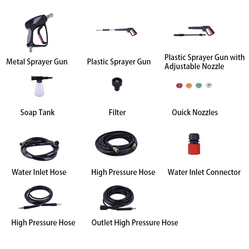 SJ24A Pressure Washer High Pressure Cordless High Pressure Car Washer Rechargeable With CE