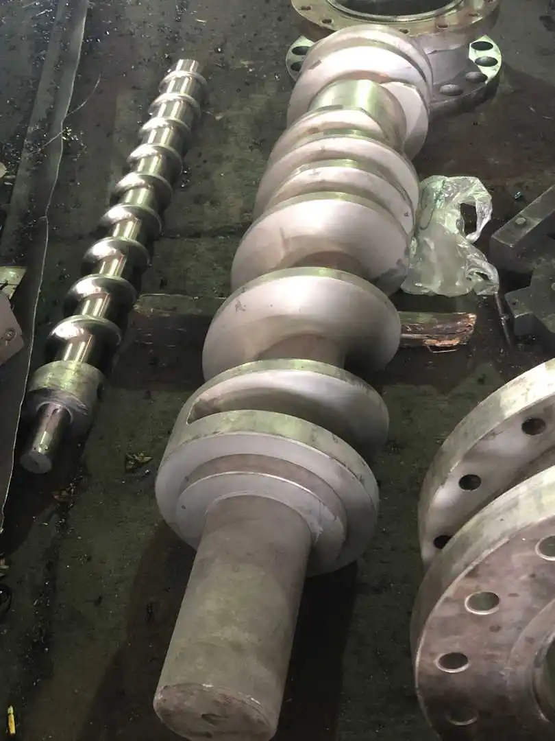 38CrMoAlA Based material screw barrel for extrusion pp/pe squeeze granulator machine