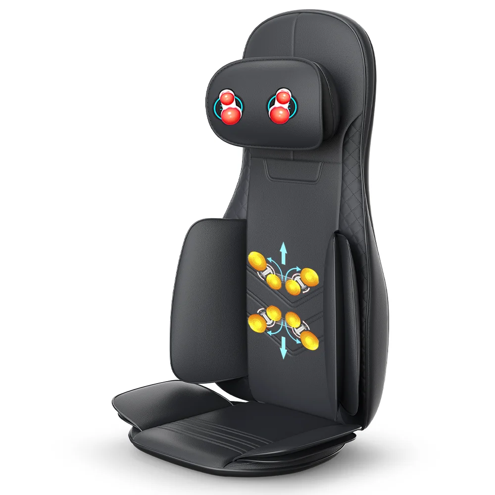 Chinese factory Wholesale custom  Massager Cushion Heated shiatsu massage seat cushion