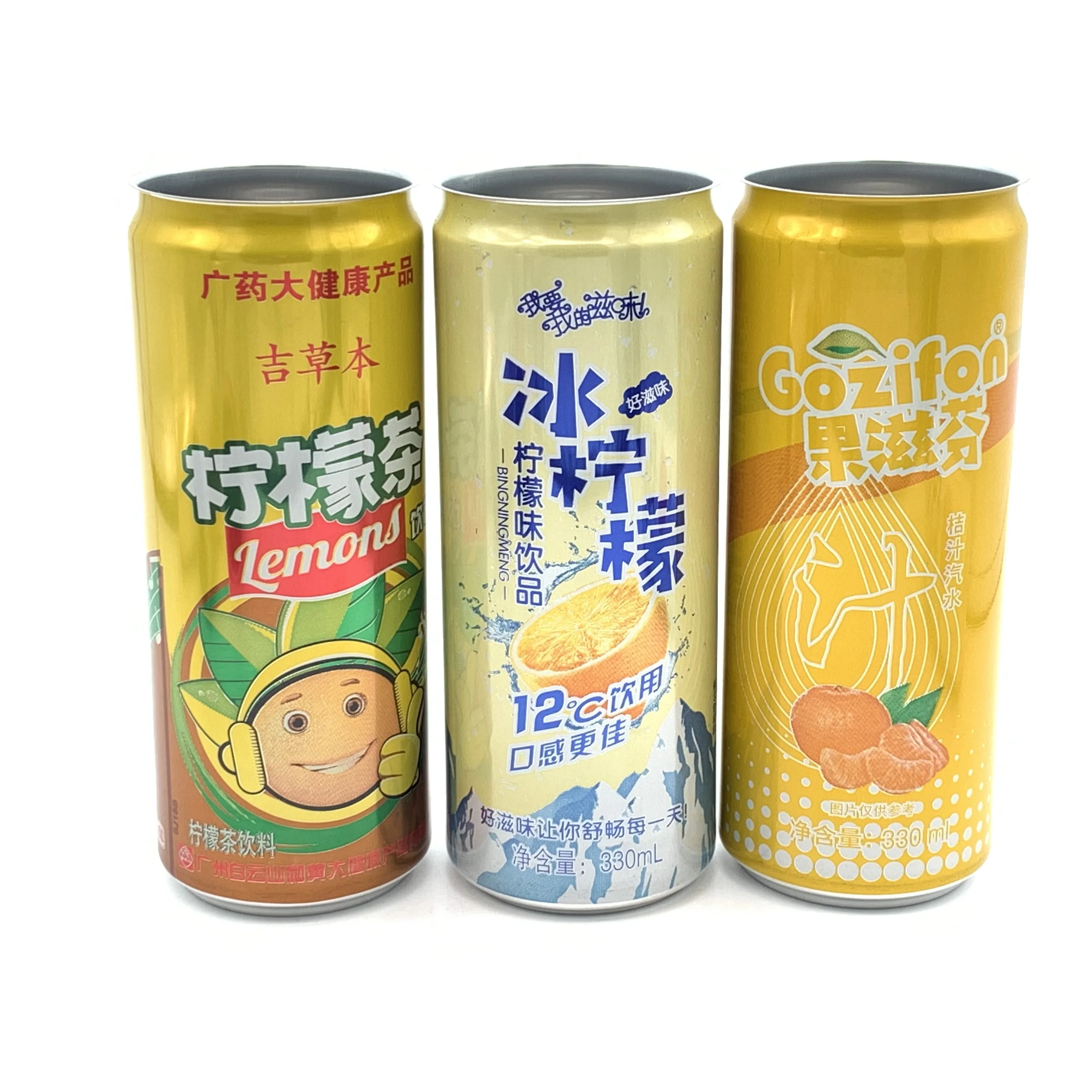 wholesale transparent 12oz 330ml sleek printed soda coffee energy soft drink beverage packaging empty aluminum tin cans low moq