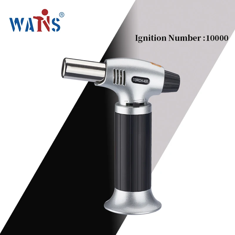 Hot Sale White Black Portable Mini Jet Flame Cigar Torch Lighter Gas