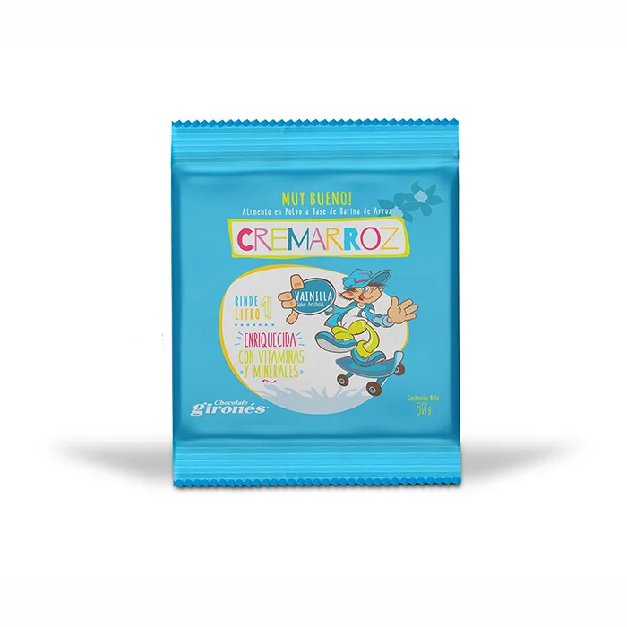 Кремовый Гладкий полезный напиток, сахар, ванильный вкус, рисовая смесь порошка Cremarroz, горячий или холодный напиток