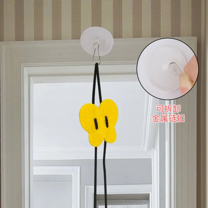 Door window hanging Sound Mouse retractable adjustable Cat teasing interactive toy