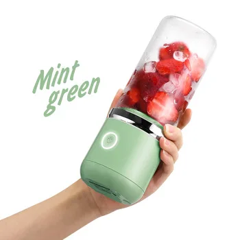 Travel portable blender and juice maker 6 stainless steel blades battery blender cup personal blender cup hand mixer