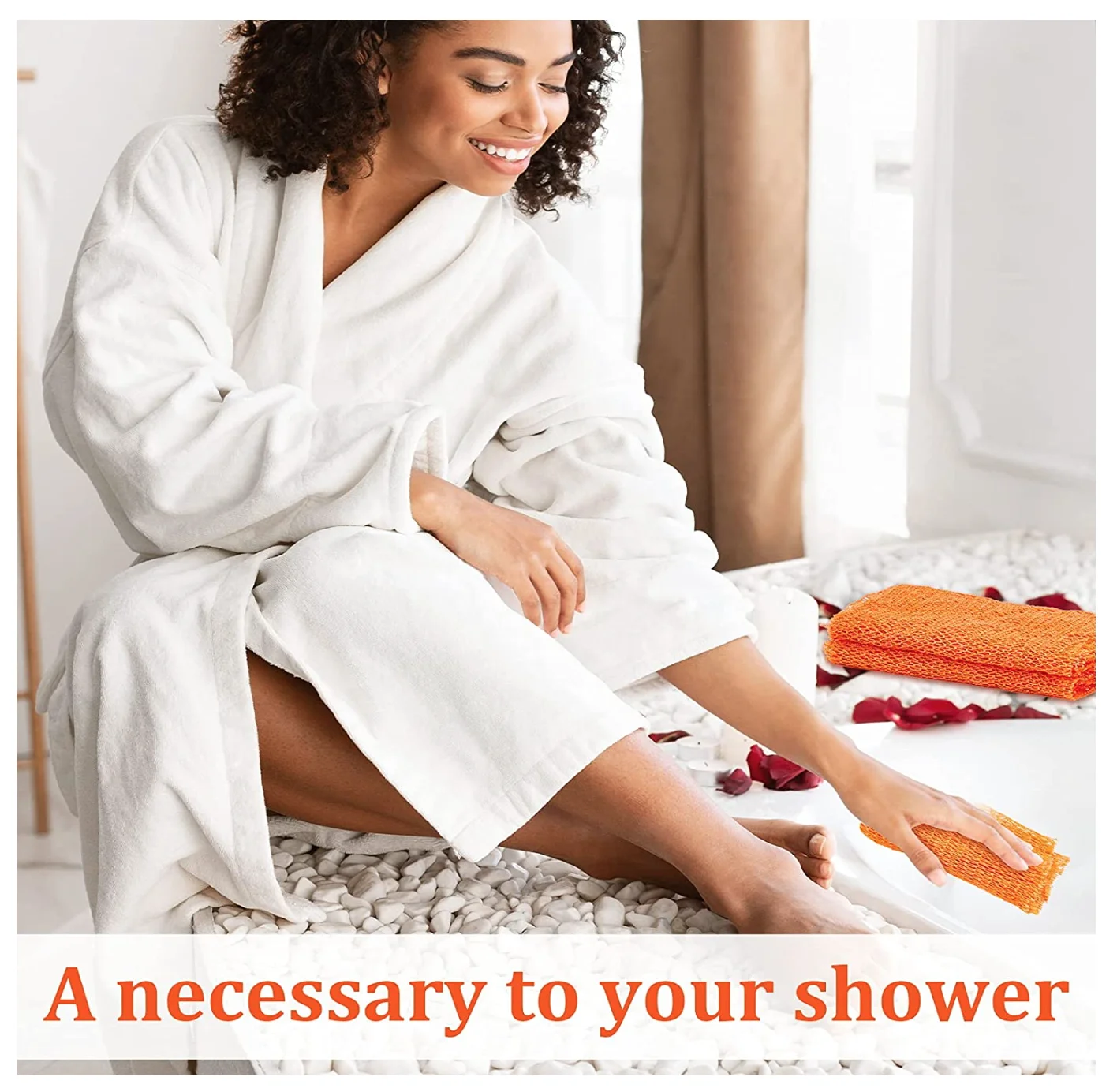 body scrubbing exfoliating African nylon washcloth net bath mesh sponge African net sponge