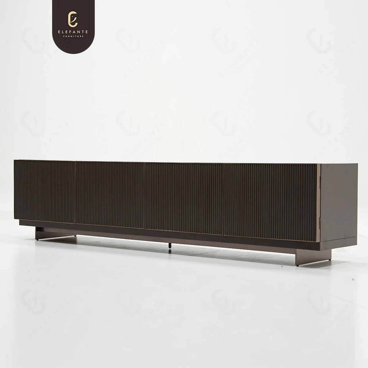 Stainless Steel Wall Unit Tv Cabinet Modern Design Luxury Extra Wide Tv Console TV Unit