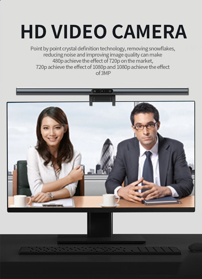 Screen Light Bar E-Reading LED Task Lamp Upgrade USB Computer Screen Lamp Monitor Light for Office Home