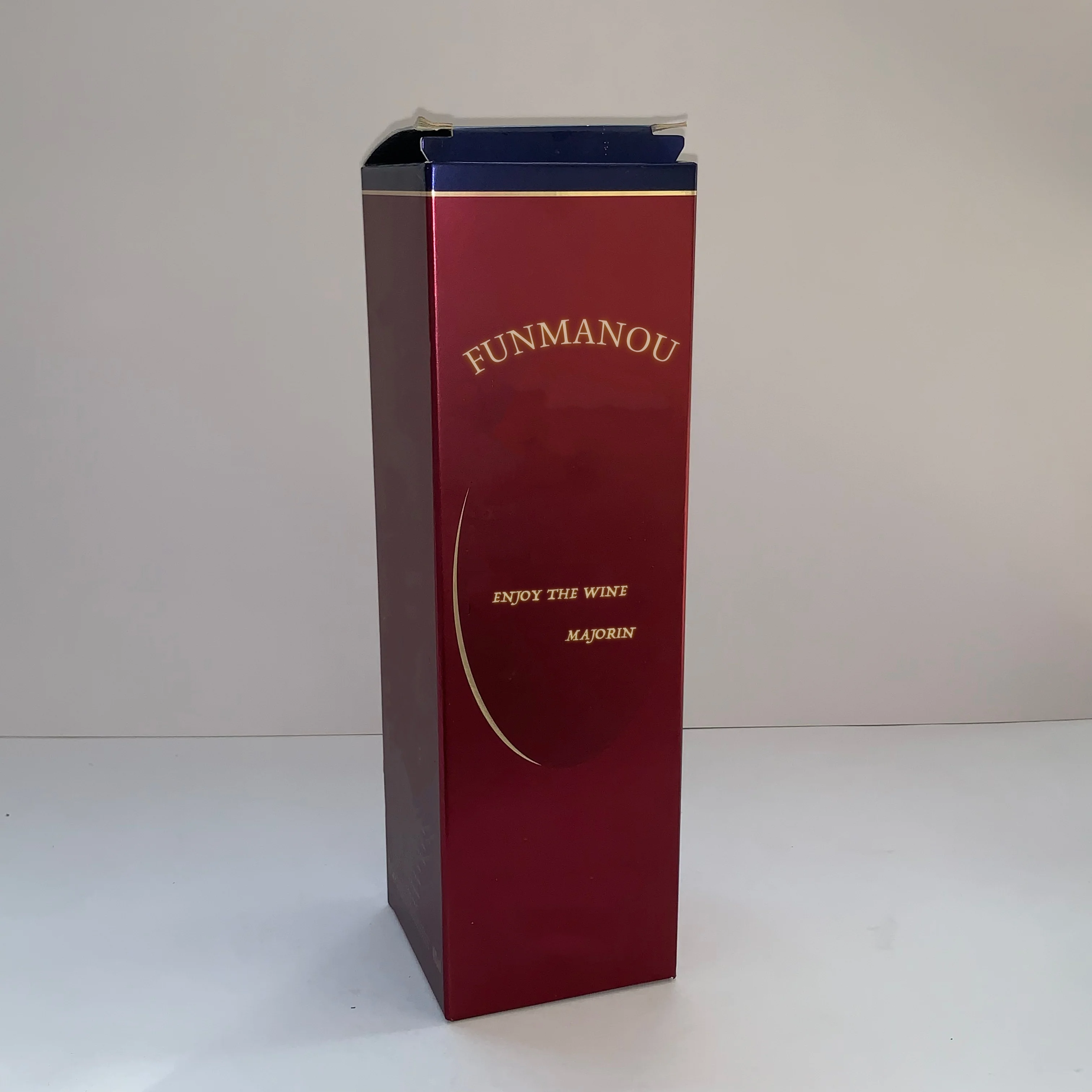 High Quality Luxury Custom Logo Size Champagne Wine Gift Box Foldable Paper Packaging Box Custom Wine Bottle Box