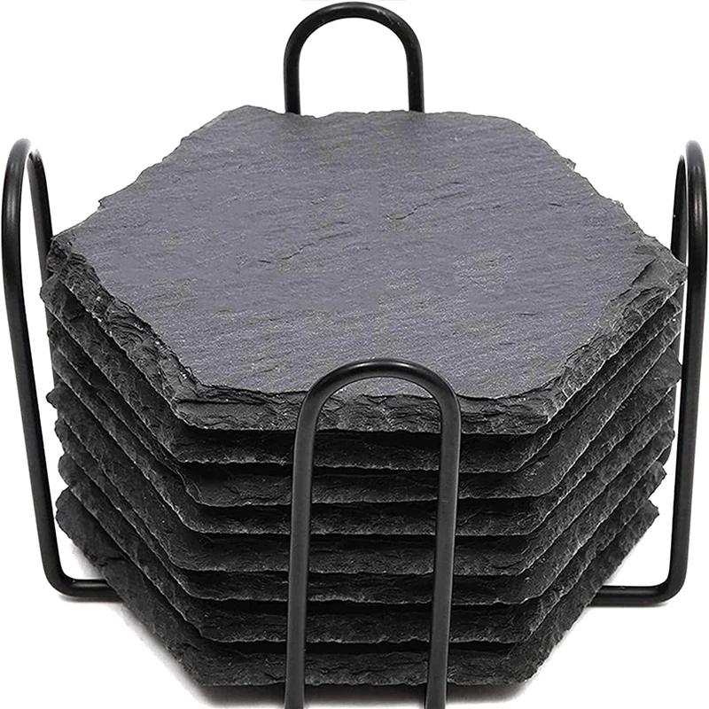 good price sublimation slate coaster bulk stone roller stone coaster for sale