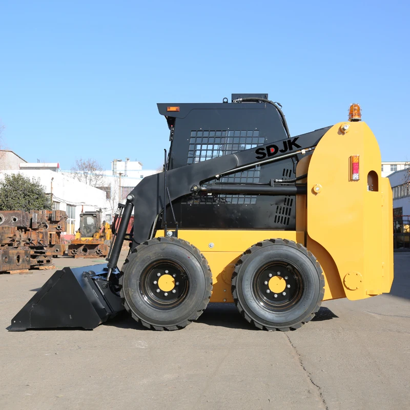 China Top Brand SDJK Factory Mini Small Skid Steer Loader Skid Steer on Sale Support customization