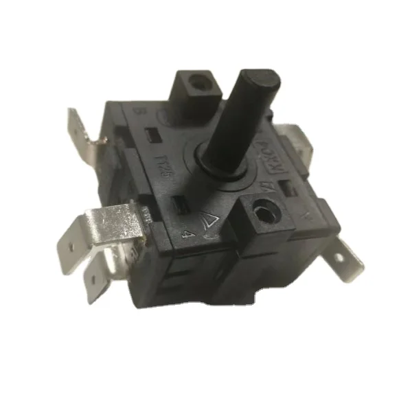 China Baiqiao High Quality Electric Kitchen Home Appliances Oven Parts Type 16 A Rotary Switch