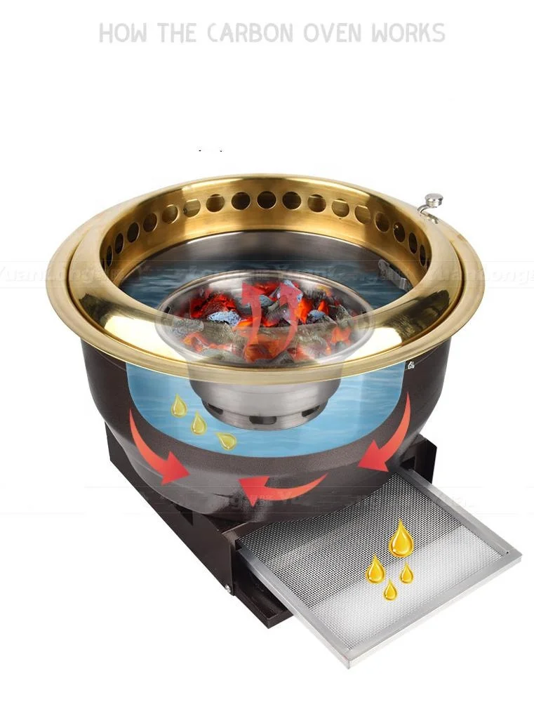 Commercial use samgyupsal stove hall japanese table top bbq charcoal grill for restaurants