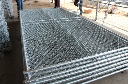 6x12 portable galvanized  chain link temporary fence panel in America for events