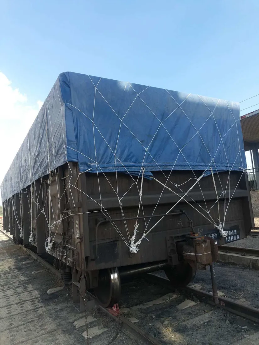 Railway Transportation Special Waterproof Oilcloth Tarpaulin Cargo Coverage