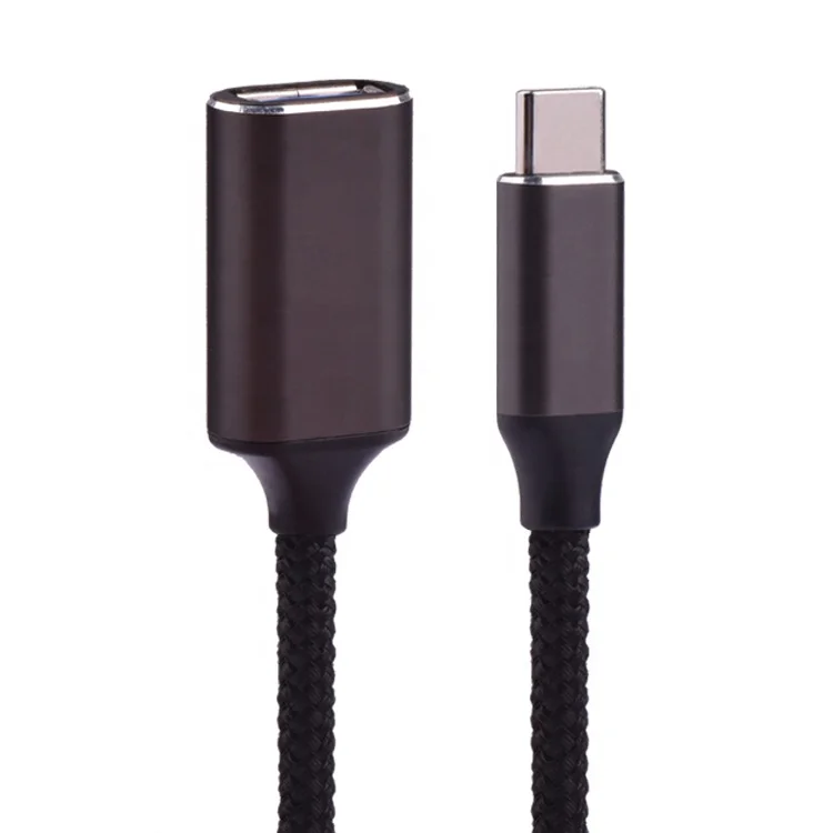 Дешевые цены Тип C 3 0 мужчина к Usb Женский адаптер OTG кабель для мобильного телефона