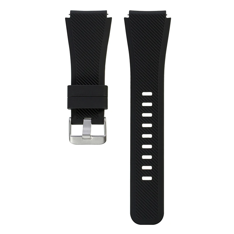 Silicone Bracelet 22mm 20mm 46mm Rubber Strap Watch Band For Samsung Gear S3 for Frontier Classic Design Colors Straps
