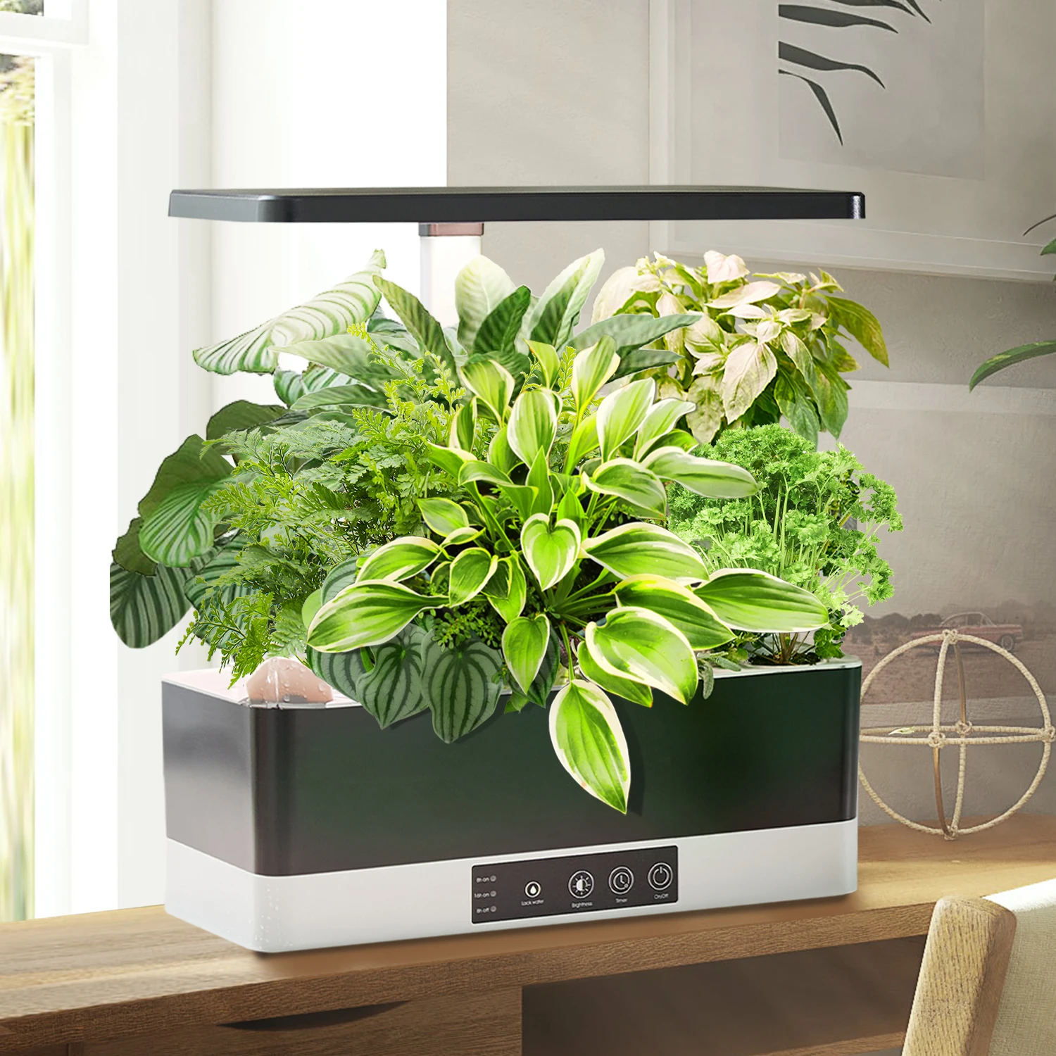 11 Pots LED Full Spectrum Mini Automatic Smart Garden Indoor Hydroponic System with Light