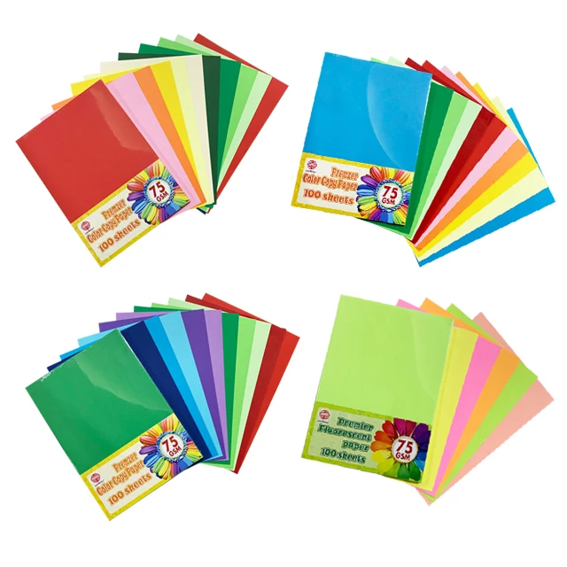 
Hot Sale Copy Craft Paper 80GSM Color Paper 