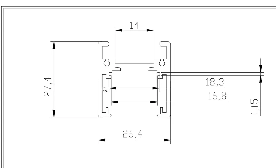 Housing Light Cover Light Fittings Lamp Accessories Plastic Extrusion Profile Led Magnet Rail Track System
