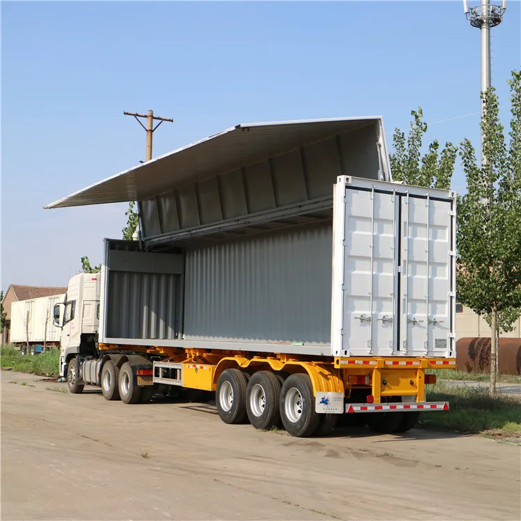 stackable easy assemble standard cargos tranportation load and discharge 40ft side or top open container
