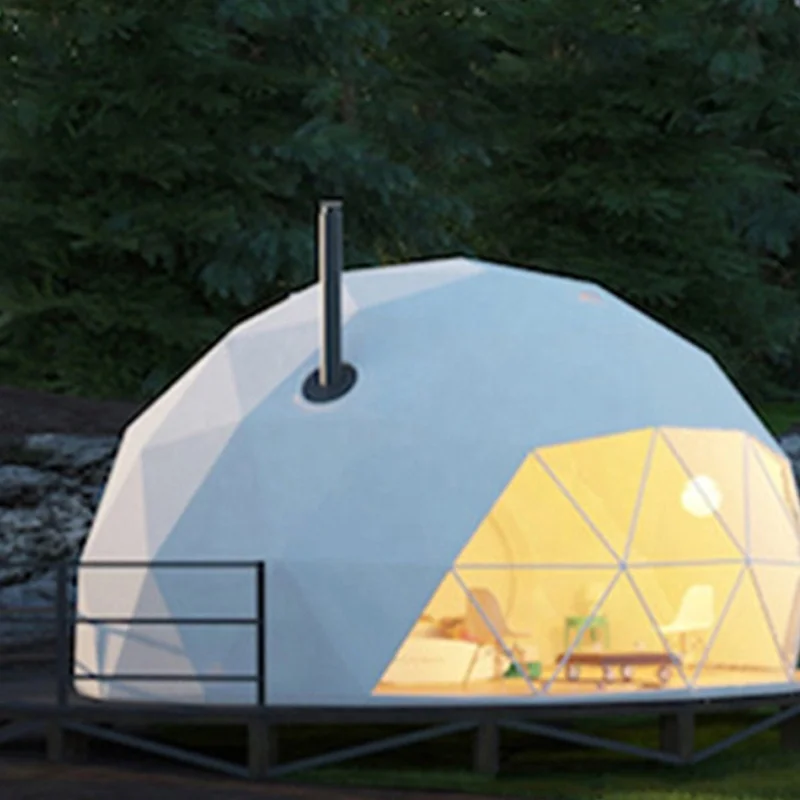 Hot Sale Hotel Clear Home Garden Glamping Dome Igloo Tent Beach Desert Camping Geodesic Dome House Outdoor Tent