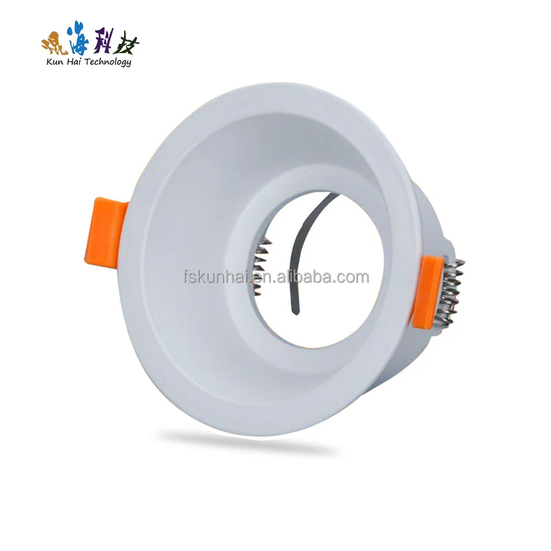 Recessed Ceiling Downlight Accessories Fixture MR16 Downlight LED round and square embedded grille light frame KH-ZY8830