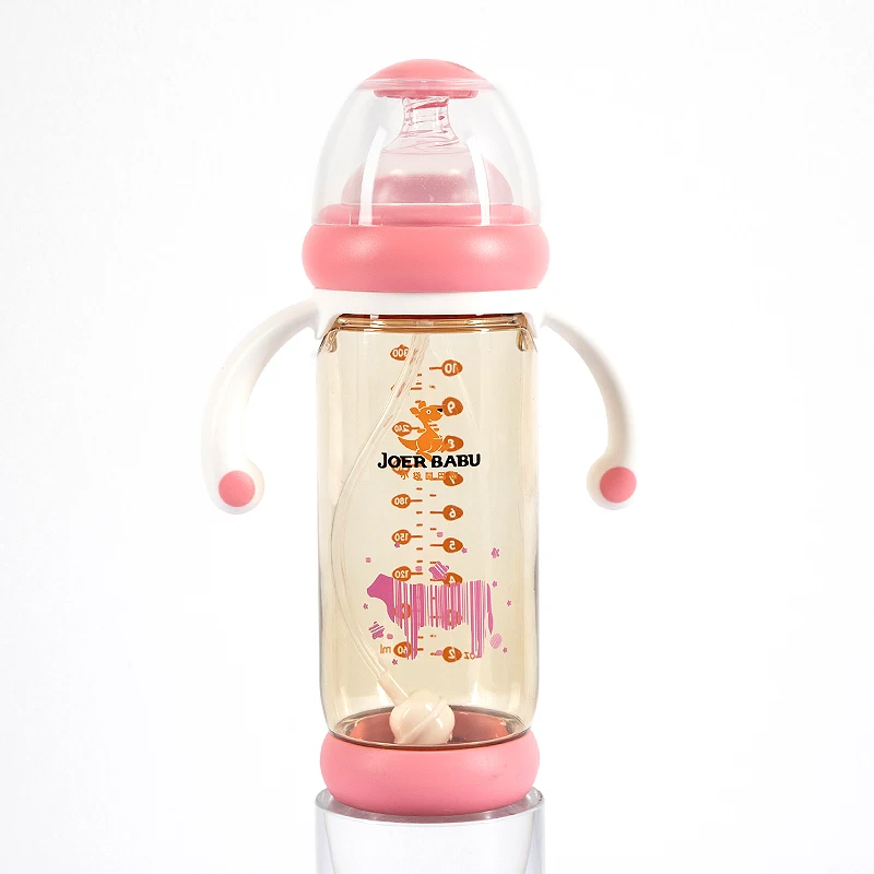 
PPSU newborns toddlers infants product nipple bottle baby feeding manufacture with handle 