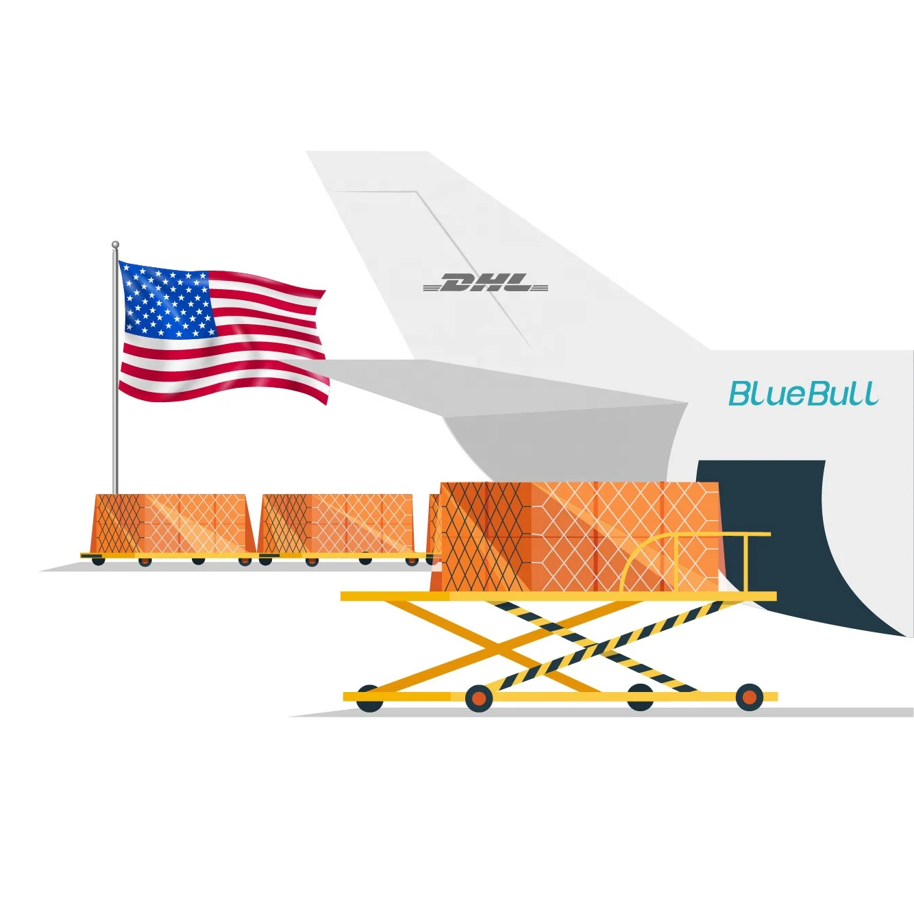 Услуги от двери до FEDEX UPS DHL Международные логистические услуги Air Express из Китая в США