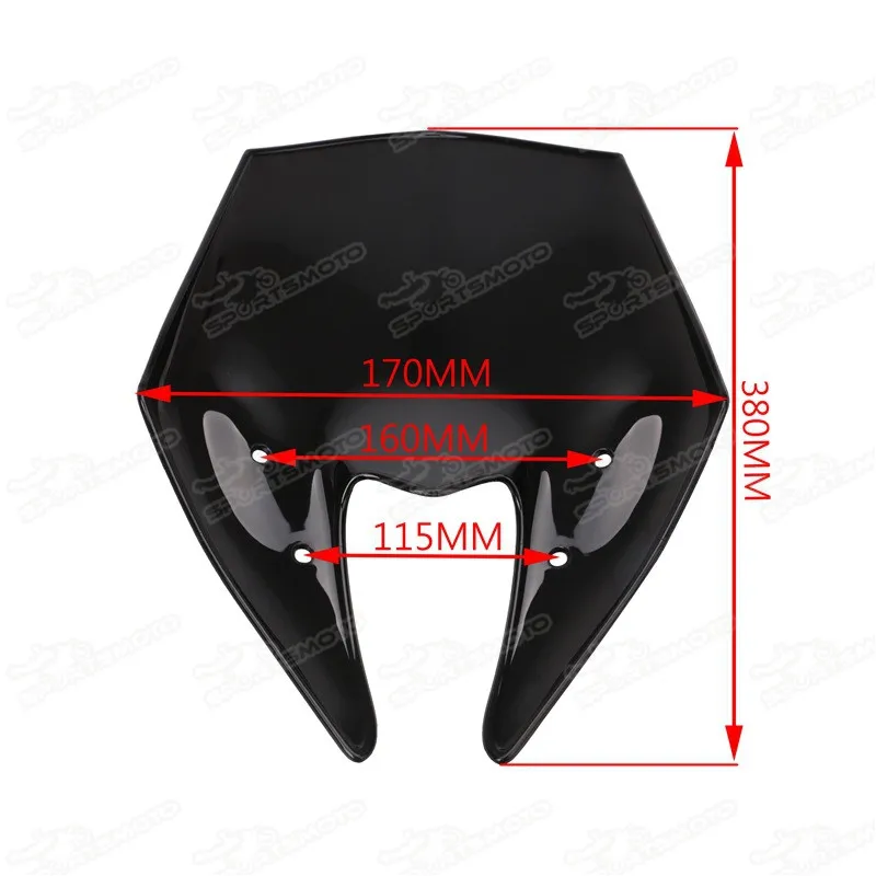 
 Обтекатель лобового стекла для мотоцикла и велосипеда для Z800 2013-2016  