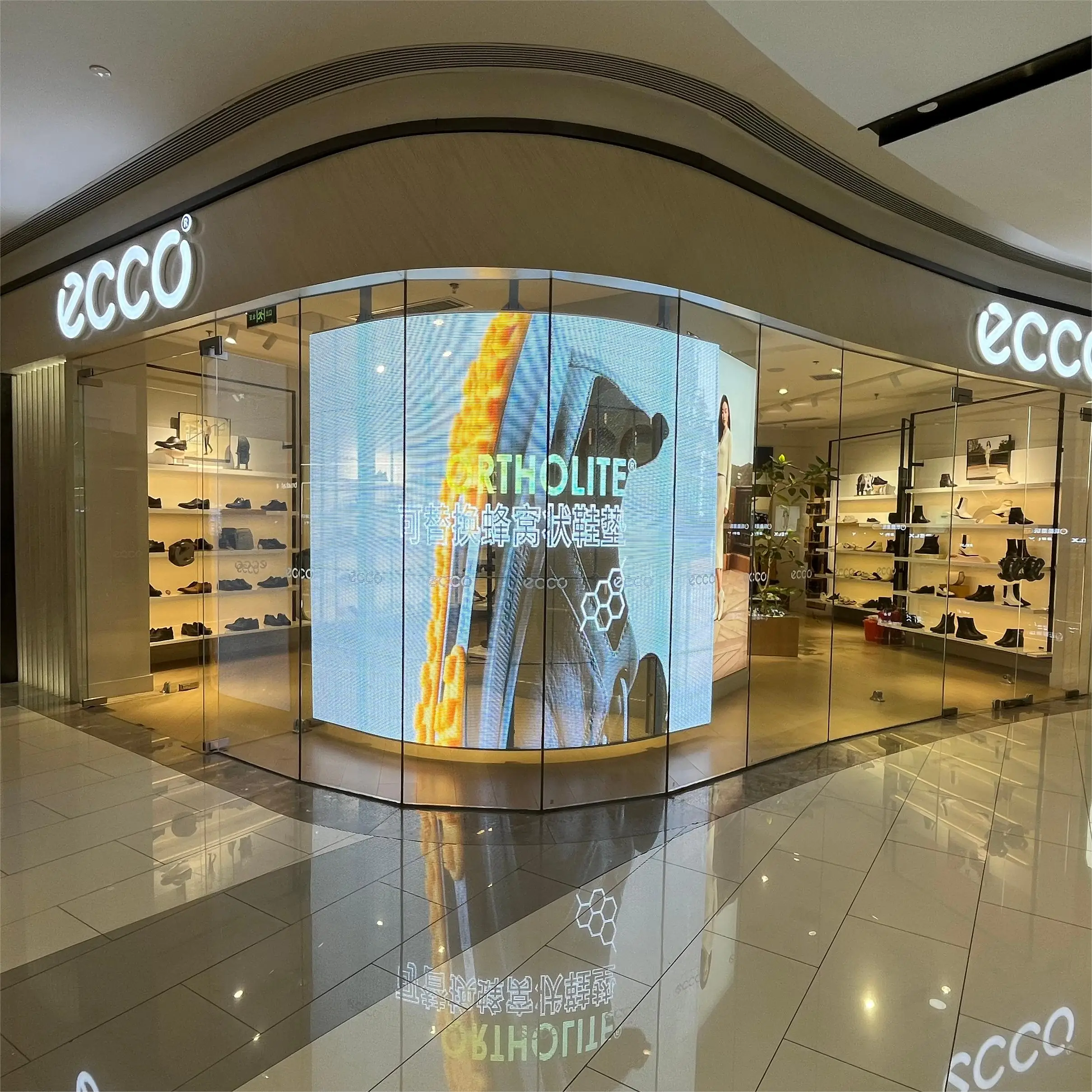 Screen Film Glass Wall For Advertising Video Flexible Window Panel High Digital Lcd Curtain 3D 4 Indoor Transparent Led Display