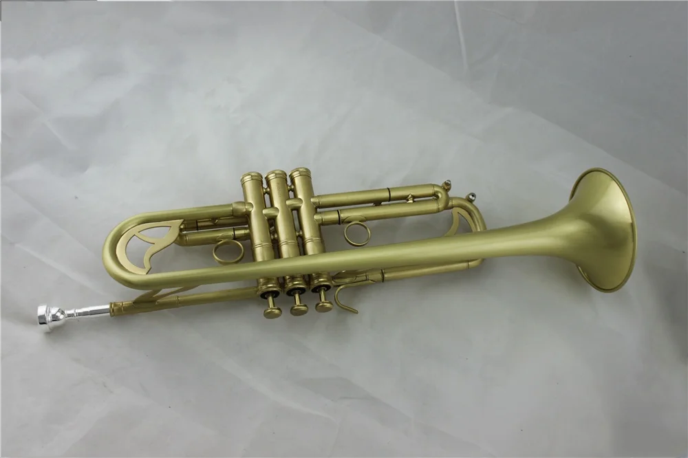 High Grade Original brass color polished trumpet