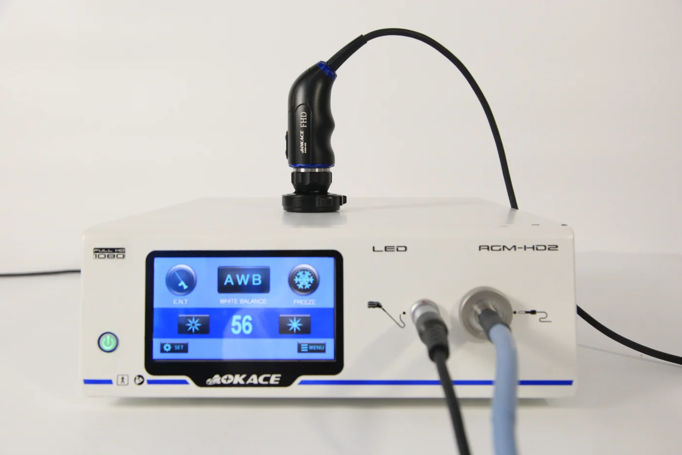 Full HD endoscope camera led light source combination standard with recording function